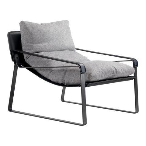 Connor Club Chair - Snowfolds Grey