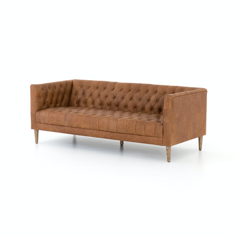 Williams Leather Sofa 75"- NW Camel