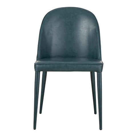 Burton Dining Chair Dark Teal Vegan Leather