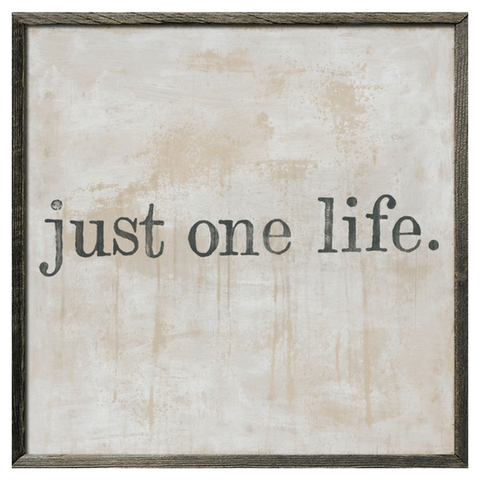 Just One Life