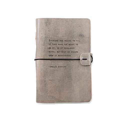 Artisan Leather Journal - Grey