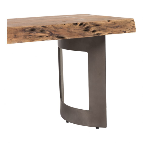 Bent Dining Bench - Smoked -Extra Small - IN STOCK