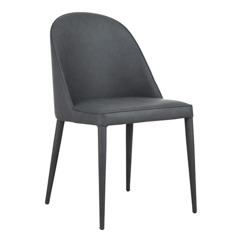 Burton Dining Chair Black Fade Vegan Leather