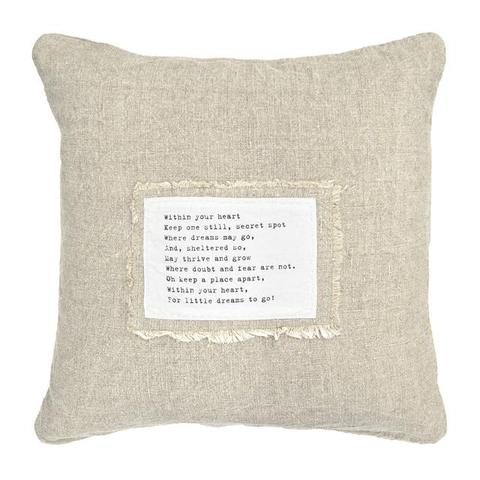 Within Your Heart - Patch Pillow