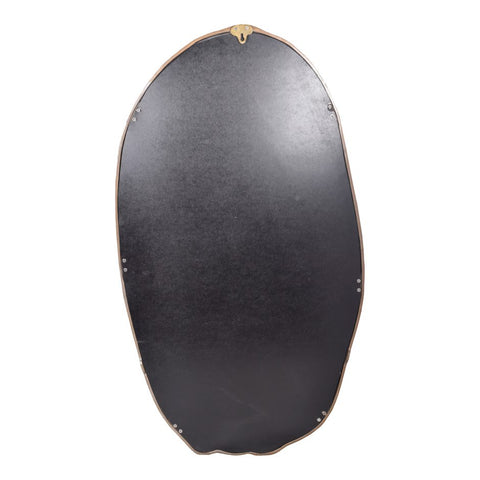 Foundry Mirror -Oval Gold