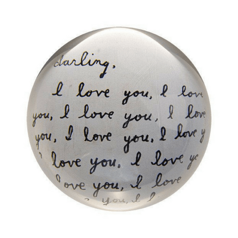 Darling I Love You - Paperweight