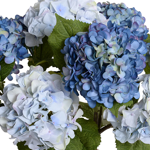 Hydrangea Bush, Medium, 25"H - Violet-blue