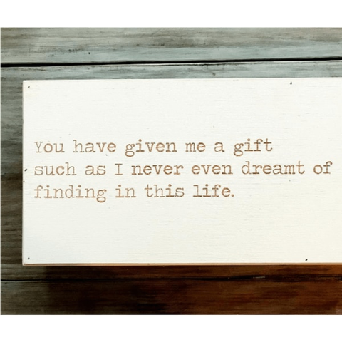 You Have Given Me Love - Love Letter