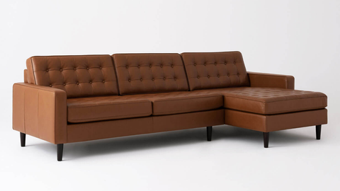Reverie Apartment 2-Piece Sectional Sofa with Chaise - Leather