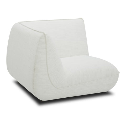 Zeppelin Corner Chair - Salt Stone White