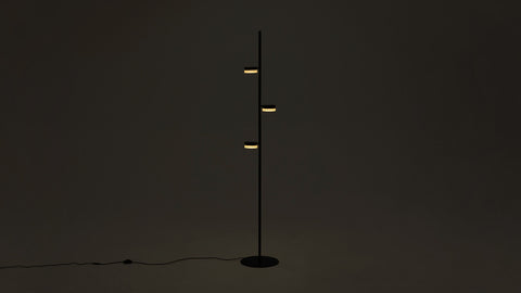 Row Floor Lamp - Black