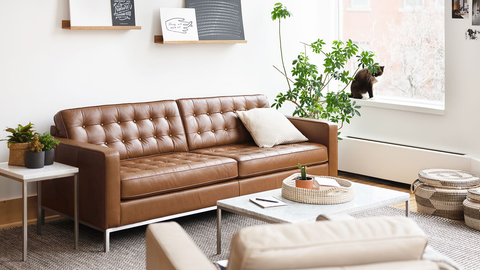 Reverie 86" Sofa - Leather