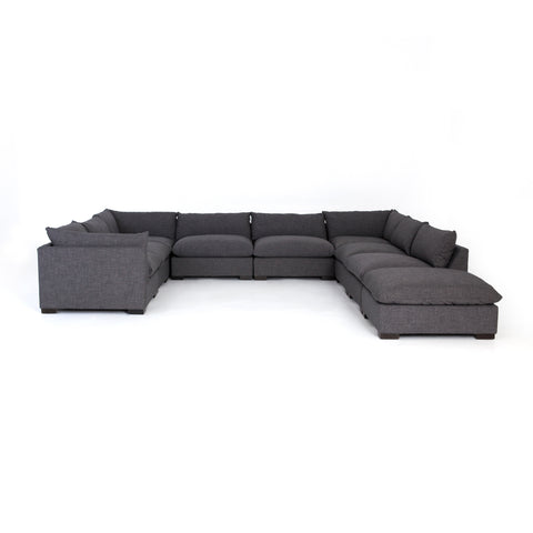 Westwood 8Pc Sectional w/ Ottoman-Bennett Charcoal