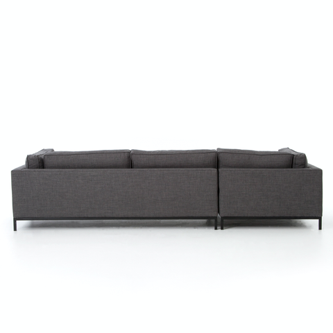 Grammercy 2Pc Chaise Sectional-Bennett Charcoal