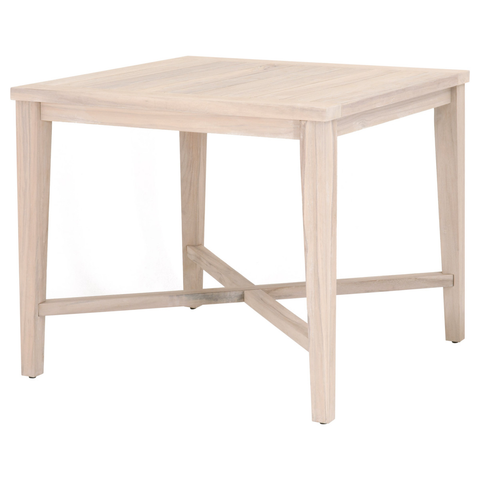 Carmel Outdoor 42" Square Counter Table - Gray Teak