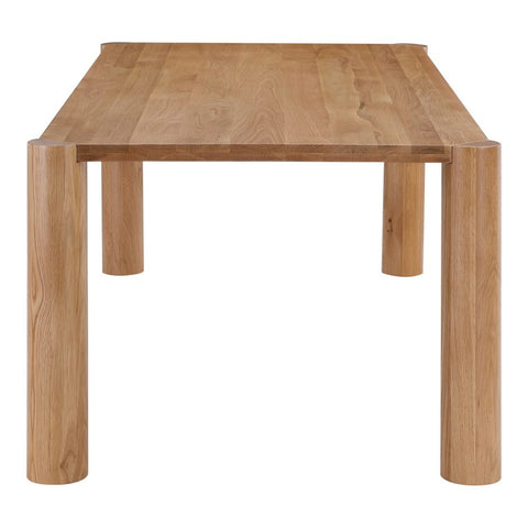 Post Dining Table Oak Natural