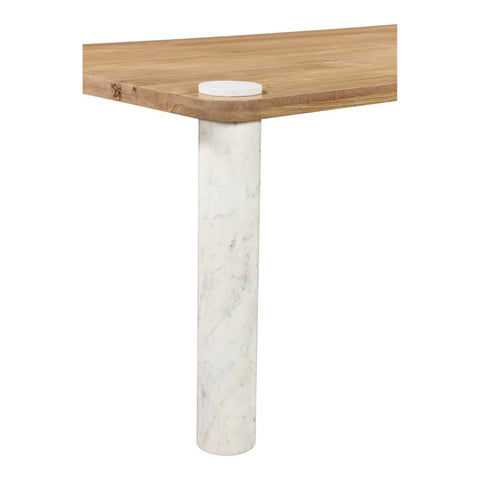 Century Dining Table - White Marble Leg