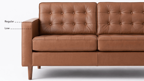 Reverie 86" Sofa - Leather