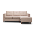 Solo 2-Piece Sectional Sofa with Chaise - Fabric