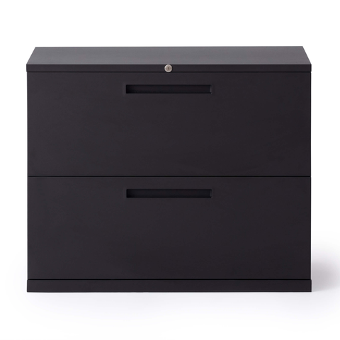 Novah 2-Drawer File Cabinet - Charcoal