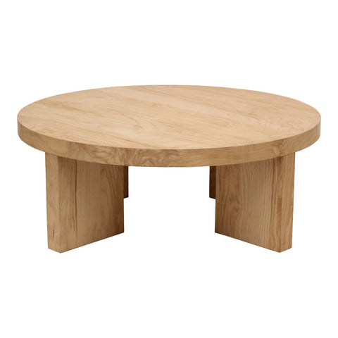 Oregon Round Coffee Table - Blonde
