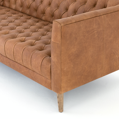 Williams Leather Sofa 75"- NW Camel
