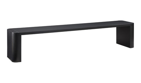 Post Dining Bench-Large Black