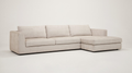 Cello 2-Piece Sectional Sofa with Chaise - Fabric