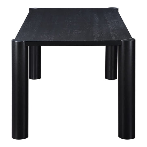 Post Dining Table - Oak Black