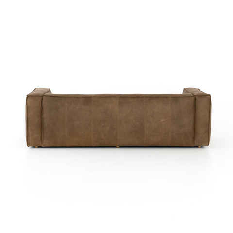 Nolita Reverse Stitch Sofa 99" Natural Washed Sand