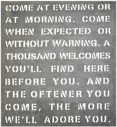 Come at Evening - Metal Sign