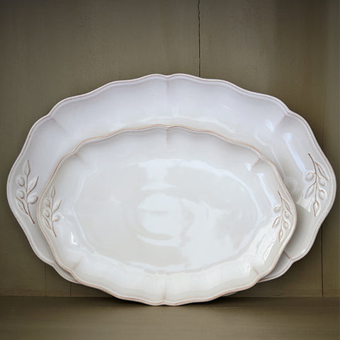 Alentejo  Oval platter - 32 cm | 13'' - White