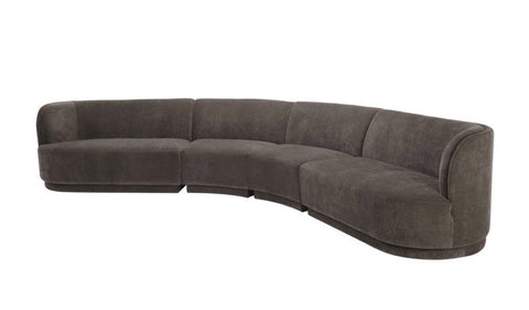 Yoon Eclipse Modular Sectional Chaise Right-Anthracite