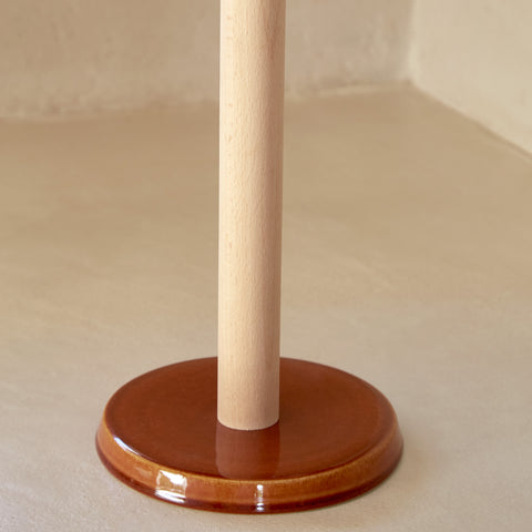 Poterie Paper towel holder - 33 cm | 13'' - Caramel