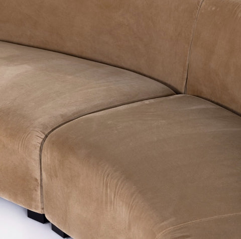 Liam 2-Pc Sectional-Surrey Camel