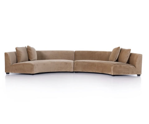 Liam 2-Pc Sectional-Surrey Camel