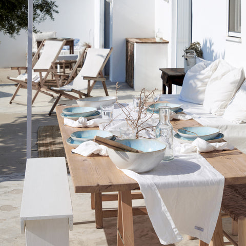 Eivissa Salad/dessert plate - 22 cm | 9'' - Sea blue