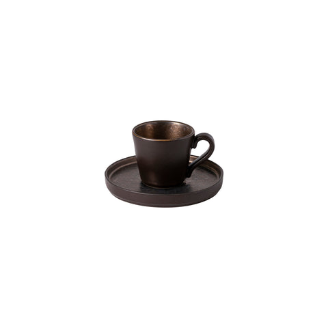 Lagoa  Coffee cup and saucer - 0.09 L | 3 oz. - Metal