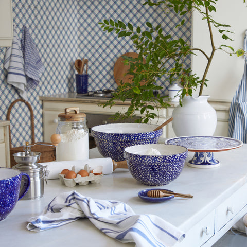 Abbey Mixing bowl - 24 cm | 9'' - Blue