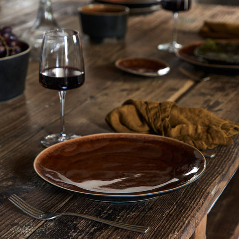 Riviera  Dinner plate - 27 cm | 11'' - Terra