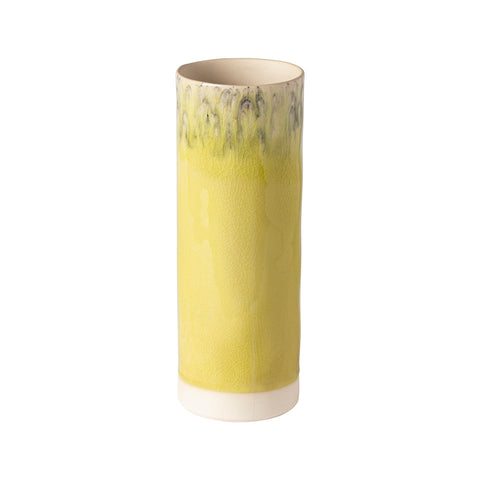 Madeira  Cylinder vase - 25 cm | 10'' - Lemon