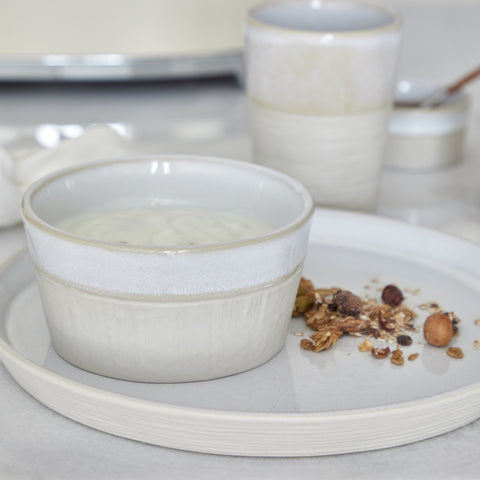 Nótos  Round Bread plate - 17 cm | 7'' - Dune path