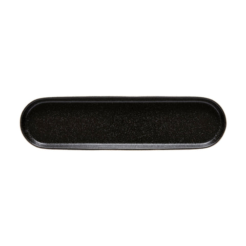 Nótos  Oval tray - 35 cm | 14'' - Latitude black