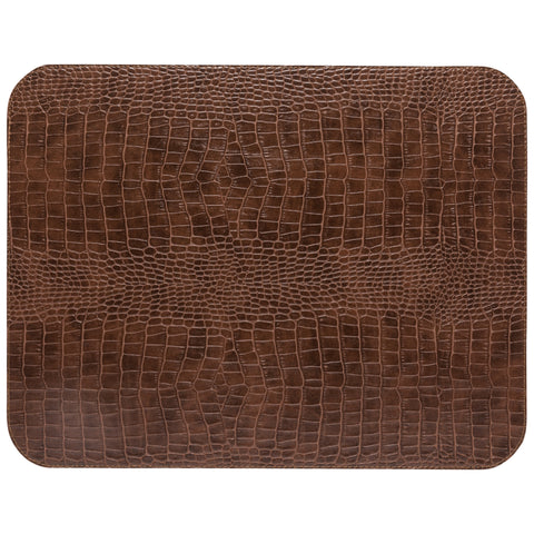 Placemats Collection - Club  Rect. placemat - 100% PU - Caramel