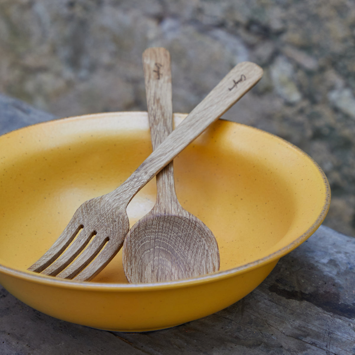 Oak Collection Oak wood spatula - Oak wood – LIVING.KY