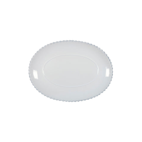 Pearl  Oval platter - 33 cm | 13'' - White