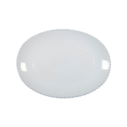 Pearl  Oval platter - 40 cm | 16'' - White