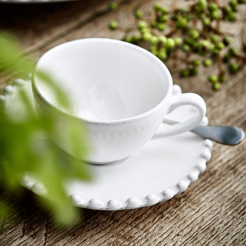 Pearl  Coffee cup and saucer - 0.09 L | 3 oz. - White