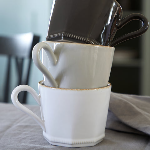 Luzia  Tea cup and saucer - 0.24 L | 8 oz. - Slate grey