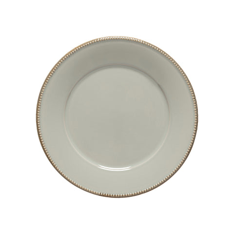 Luzia  Round dinner plate - 28 cm | 11'' - Ash grey